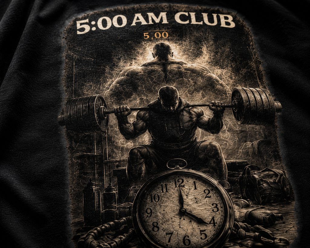 5 AM Club Motivation Oversized T-Shirt