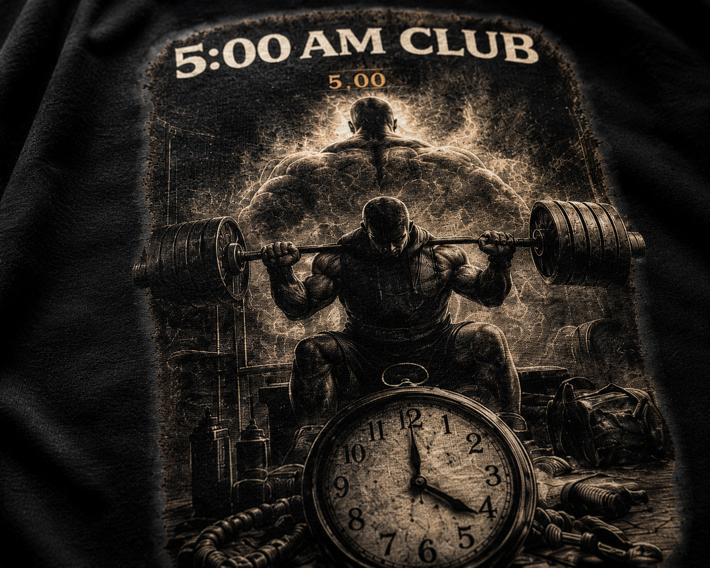 5 AM Club Motivation Oversized T-Shirt