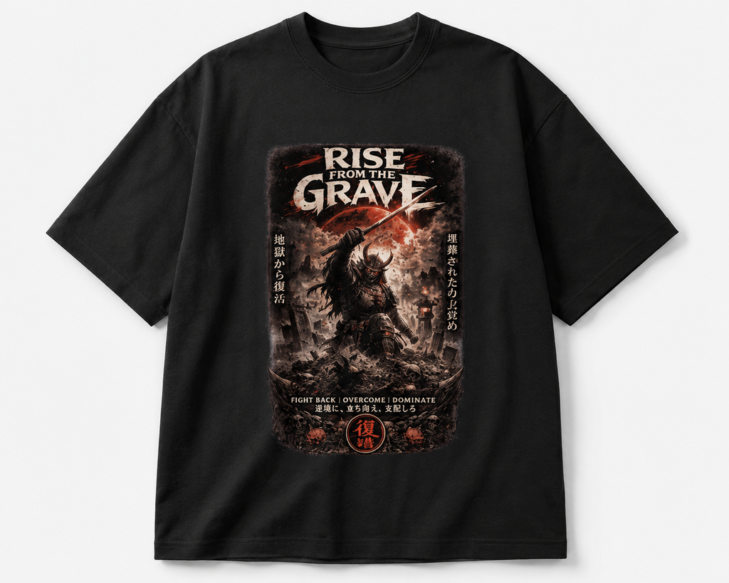 Rise From The Grave Warrior Oversized T-Shirt