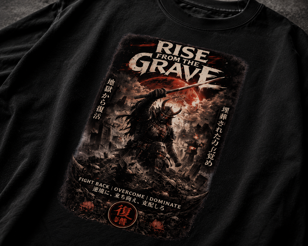 Rise From The Grave Warrior Oversized T-Shirt