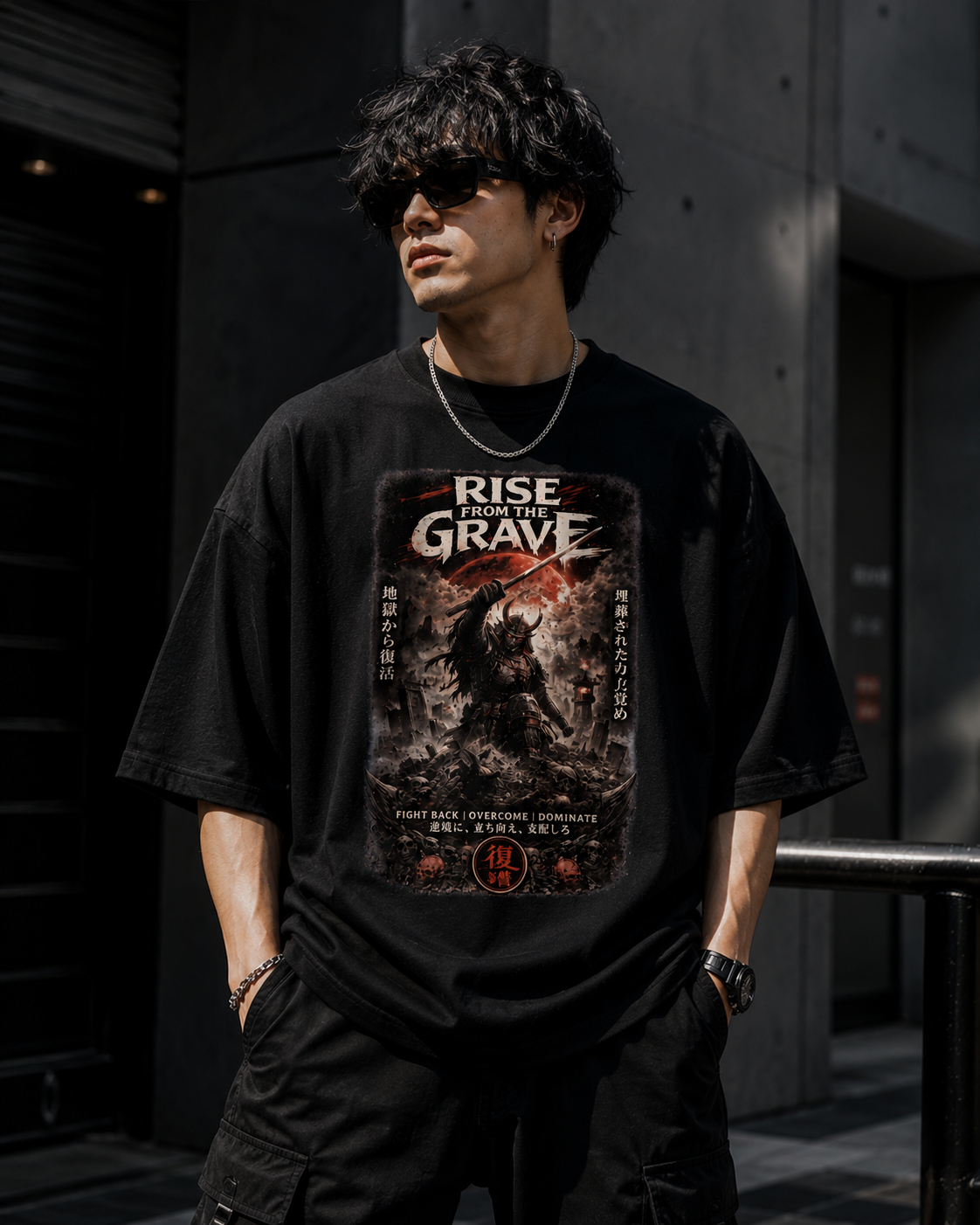 Rise From The Grave Warrior Oversized T-Shirt