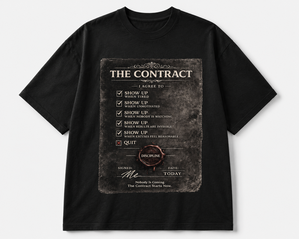 The Contract Discipline Oversized T-Shirt