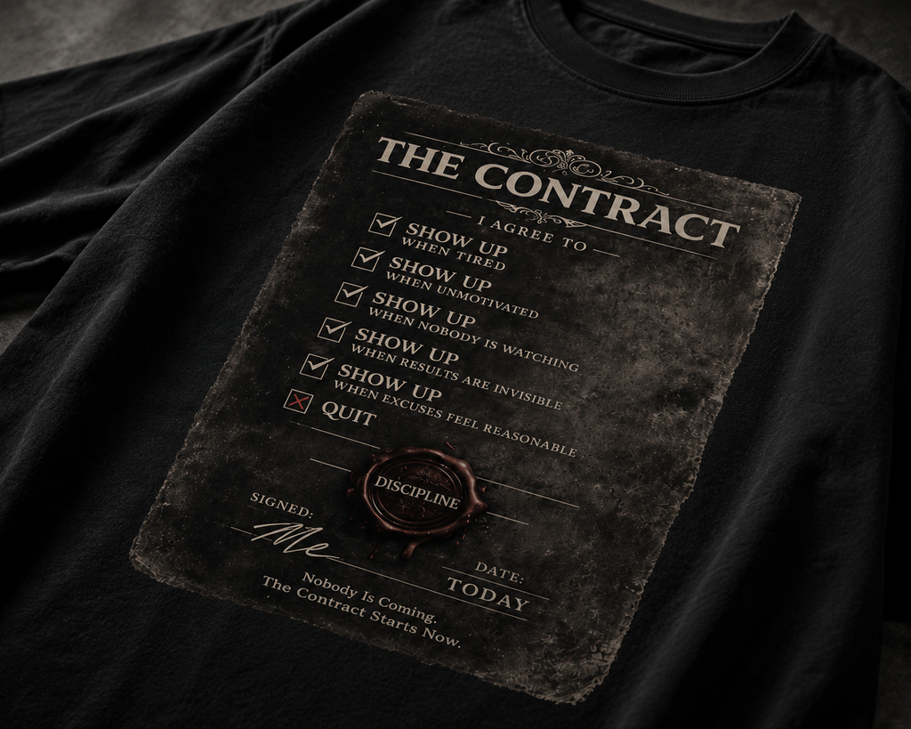 The Contract Discipline Oversized T-Shirt