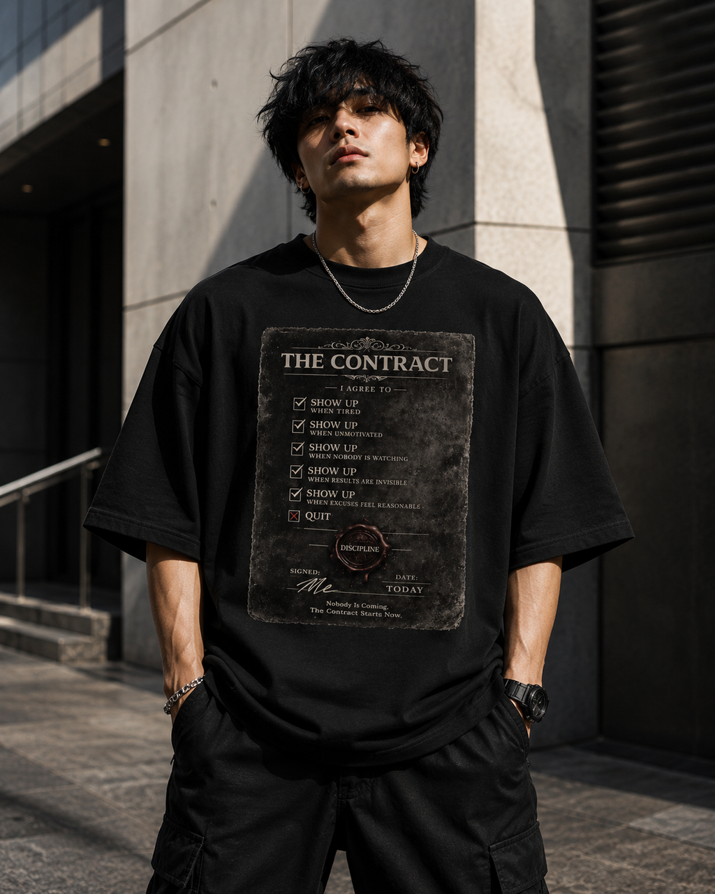 The Contract Discipline Oversized T-Shirt