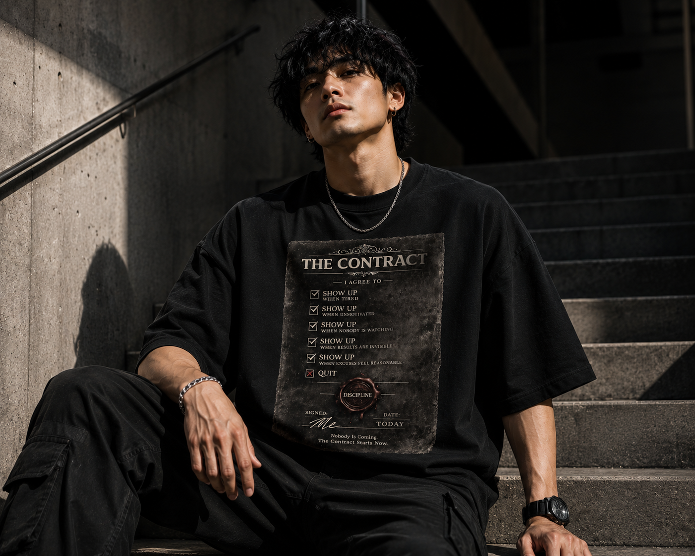 The Contract Discipline Oversized T-Shirt