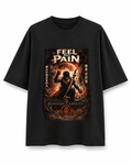 Feel No Pain Gym Motivation Oversized T-Shirt