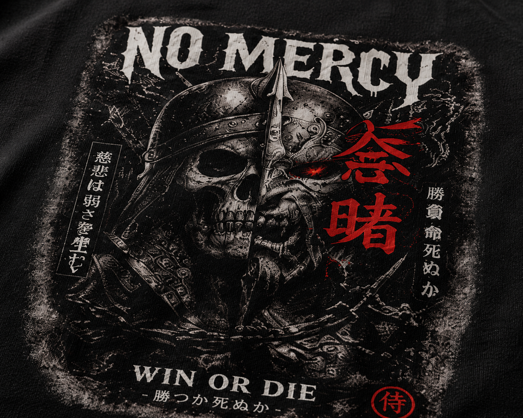 No Mercy Samurai Oversized T-Shirt