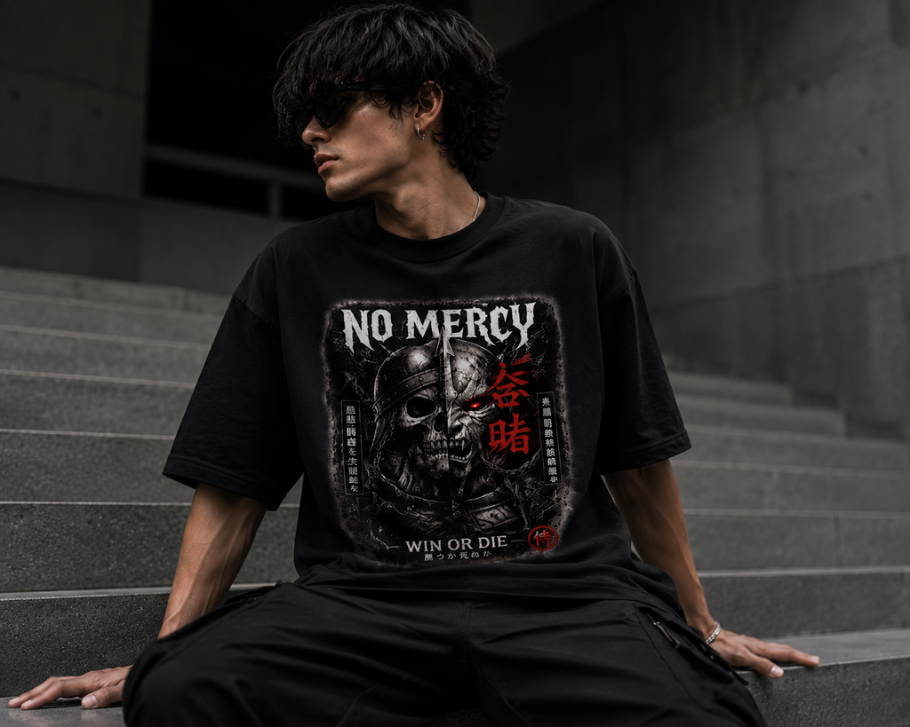 No Mercy Samurai Oversized T-Shirt