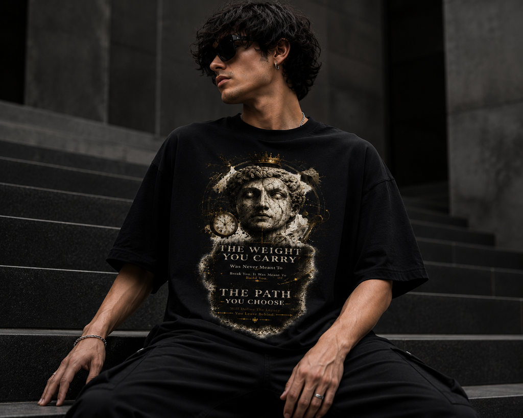 The Weight You Carry Oversized Graphic Tee