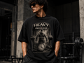 Heavy Is A Privilege Gym Oversized T-Shirt