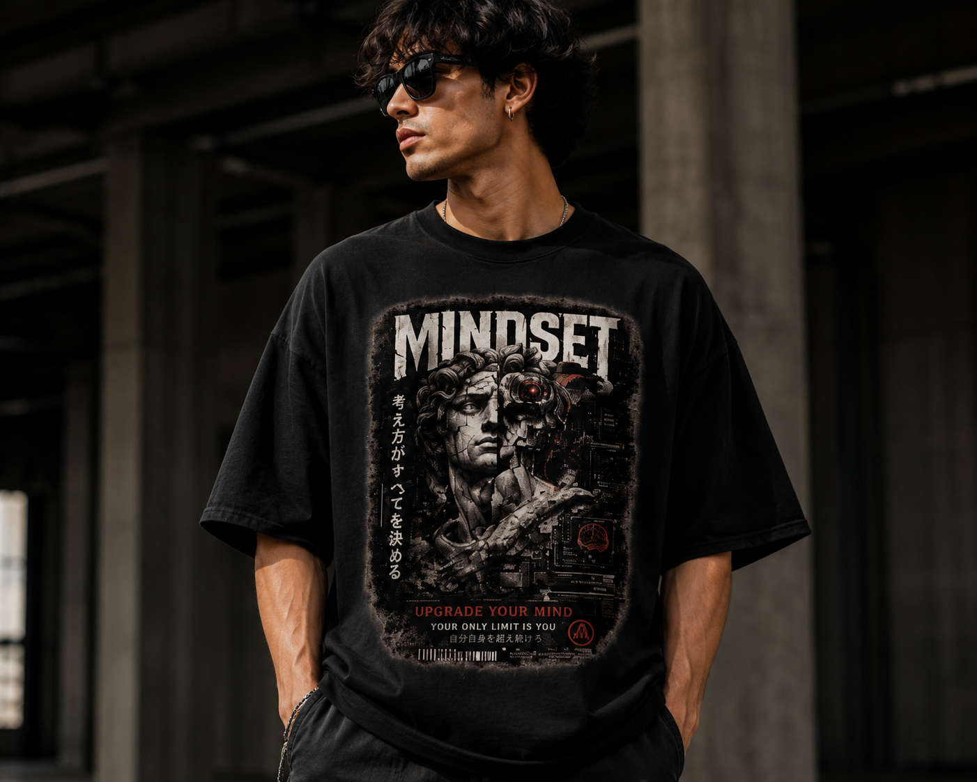 Mindset Oversized Graphic T-Shirt