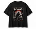 Conquer Your Demons Oversized Graphic T-Shirt